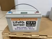 12,8 volt 100 amper lifepo4 akü