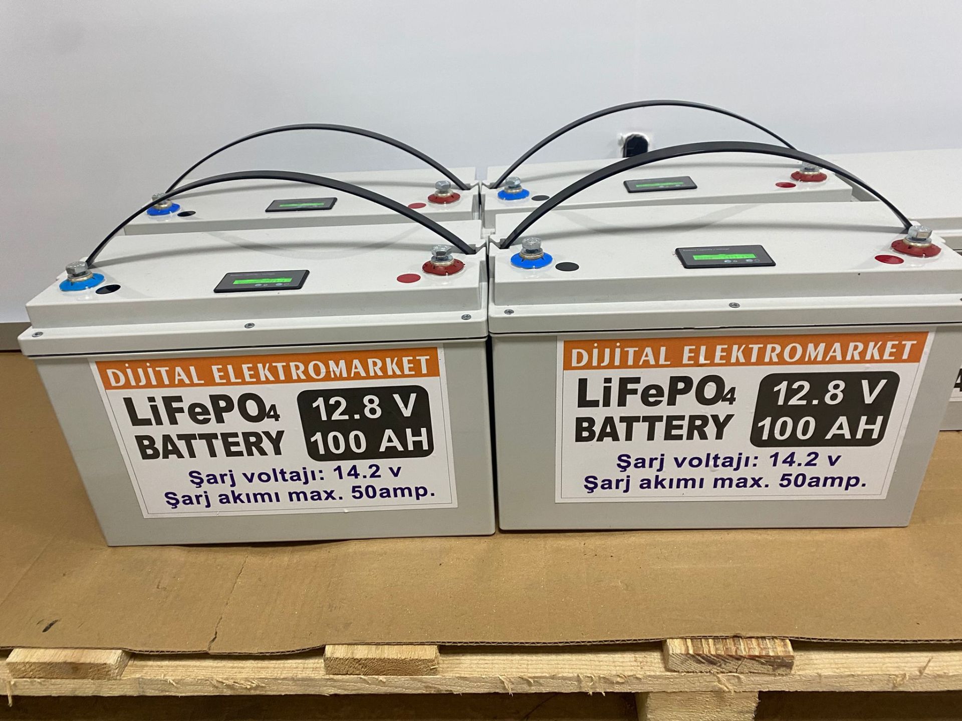 12,8 volt 100 amper lifepo4 akü
