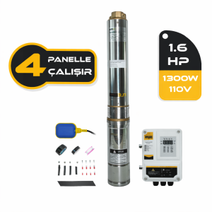 DC Pompa 1.6Hp / 1300W / 110V (4DC6-112-110-1300)