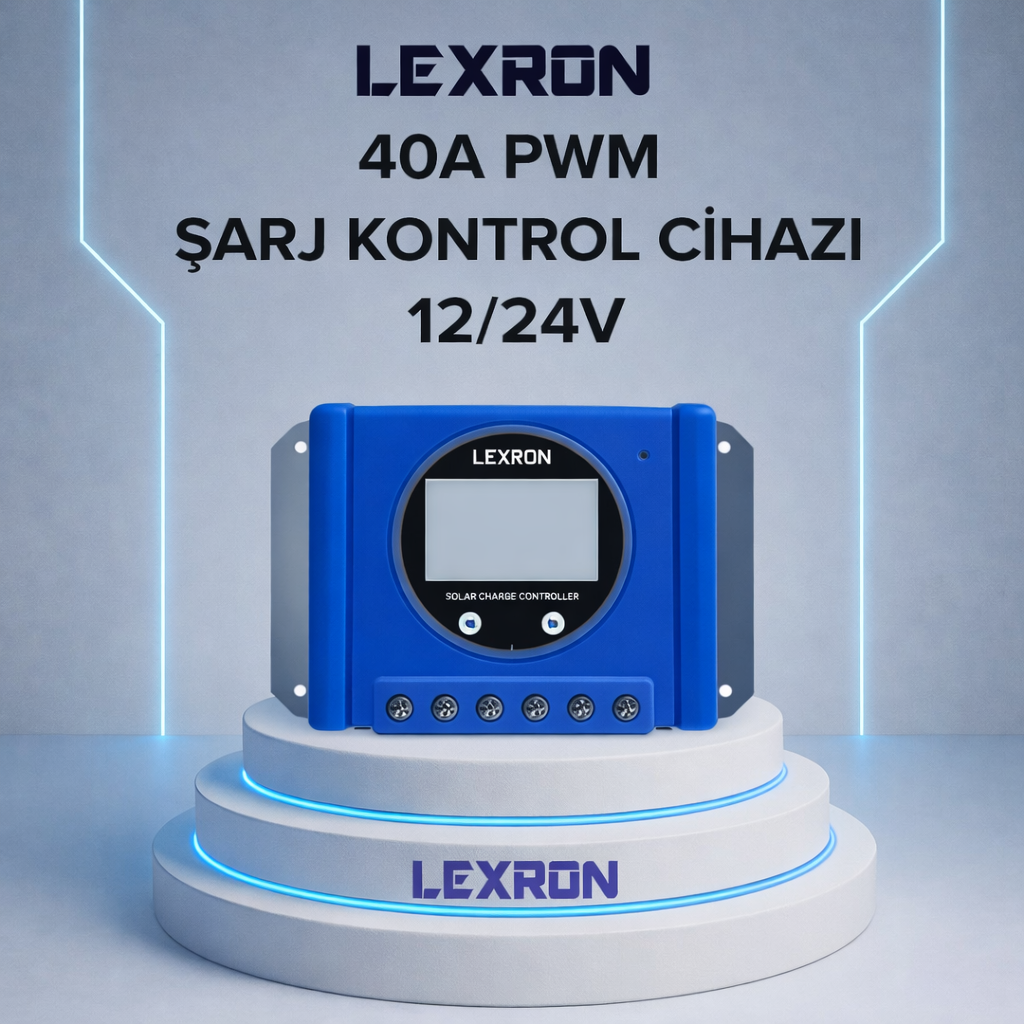 40A PWM ŞARJ KONTROL CİHAZI