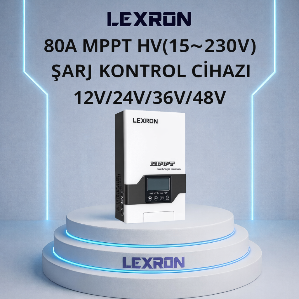 80A yüksek voltaj (15~230V) MPPT ŞARJ KONTROL CİHAZI