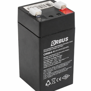 Orbus ORB4-4 4 Volt 4 Amper Dik Akü (45x45x100 Mm)