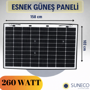 275 Watt Yarı Esnek Güneş Paneli