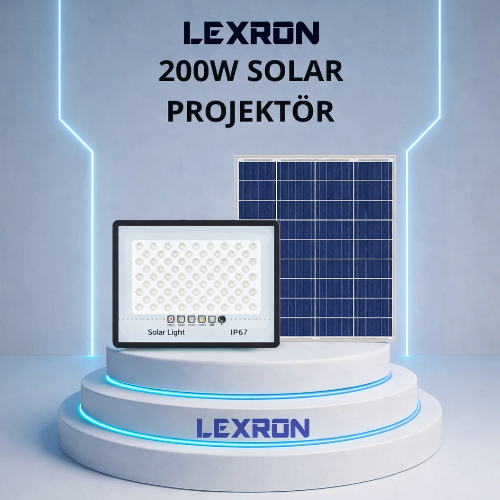200W SOLAR PROJEKTÖR