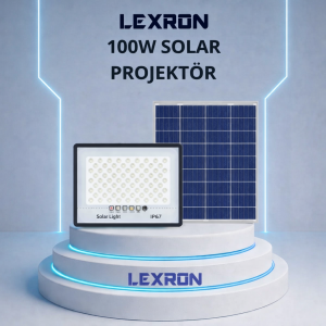 100W SOLAR PROJEKTÖR