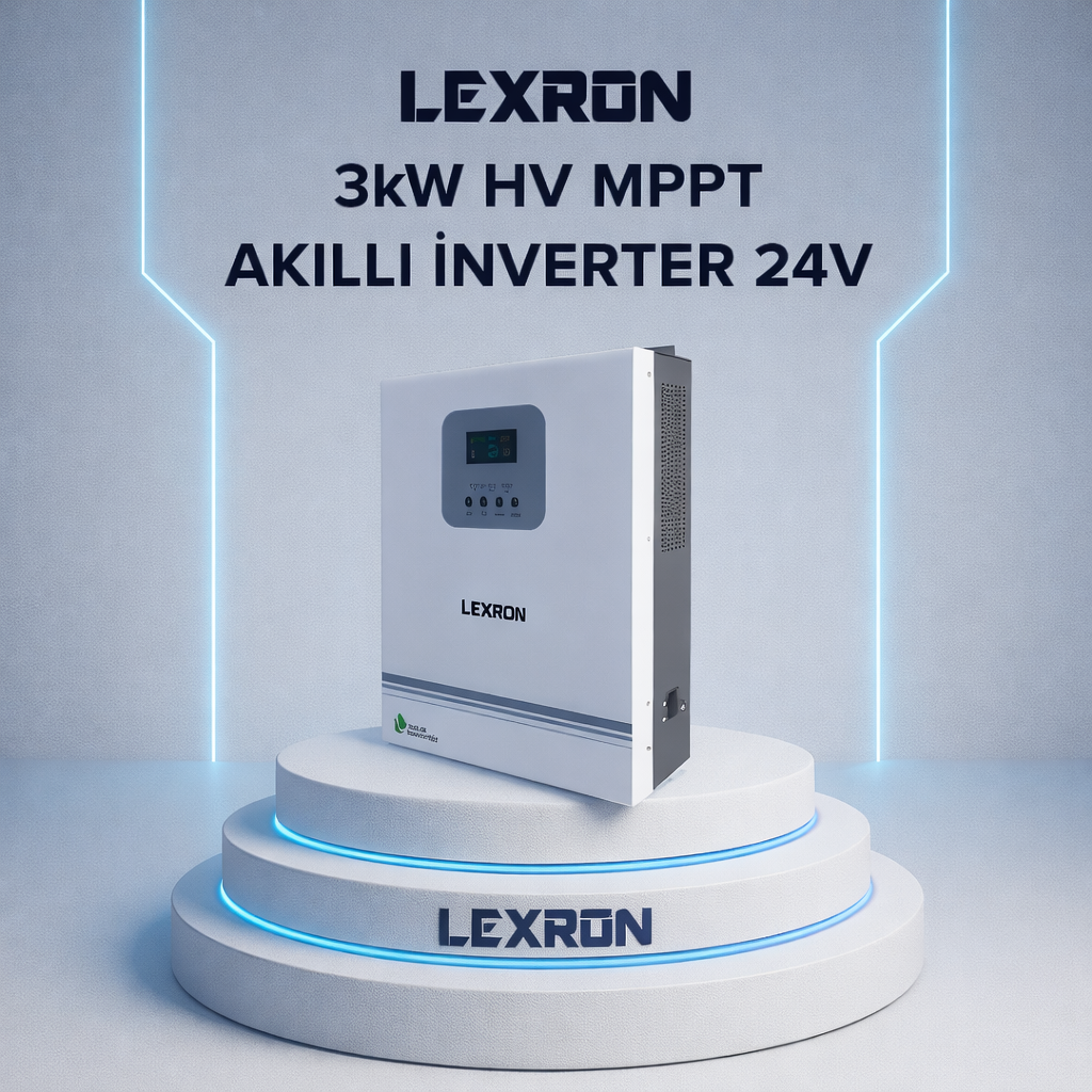 3KW HV MPPT AKILLI İNVERTER 24Volt